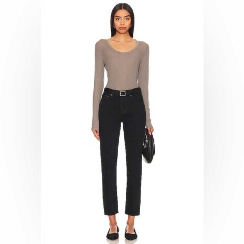 NWT AGOLDE Austin Mid Rise Tapered Slim Jeans - Picture 3 of 9